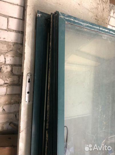 Стеклопакет алюминевый 80*175 см -5 штук