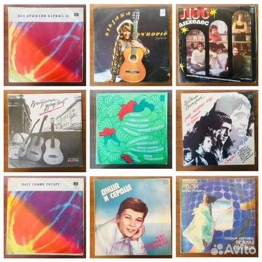 Виниловые пластинки (№15) 34 шт(поштучно)