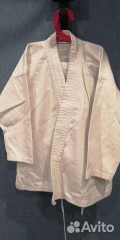 Кимоно для дзюдо (+брюки и пояс, 140-146)