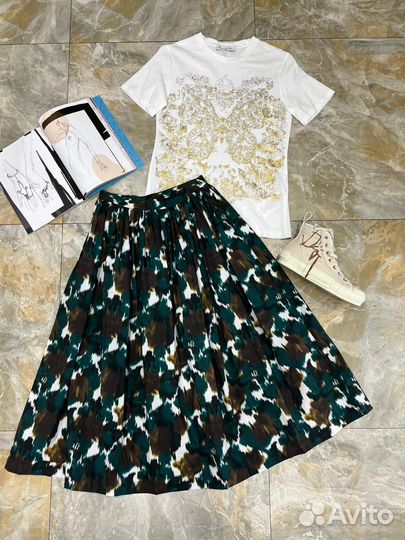 Футболка/ юбка/ кеды Dior