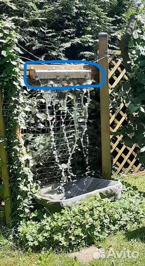 Насадка из стали для изготовления водопада в саду