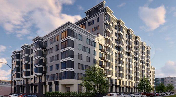 3-к. квартира, 63,5 м², 3/10 эт.