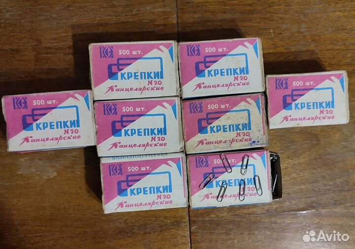 Скрепки канцелярские №20 СССР