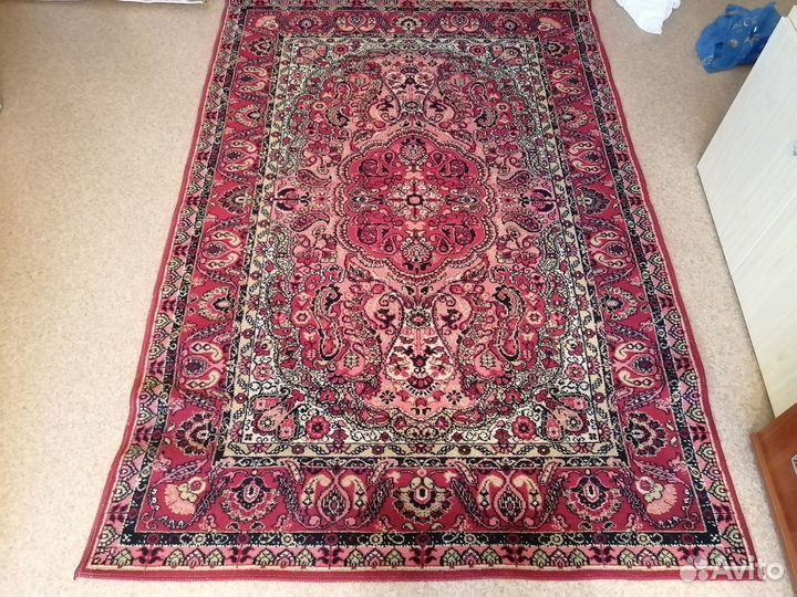 Ковёр Шерсть 1,38 м * 1,98 м СССР