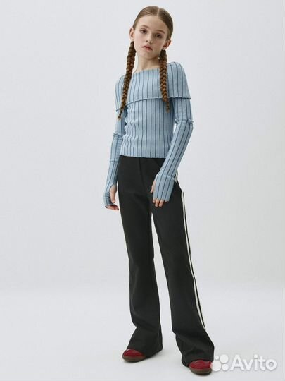 Лонгслив Sela вязаный для девочки 140 новый