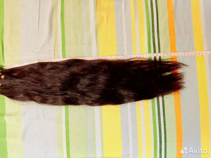 Волосы для наращивания 60 см бу волнистые