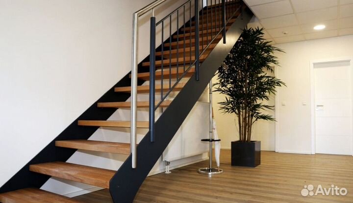 Облицовка ступеней породами дерева