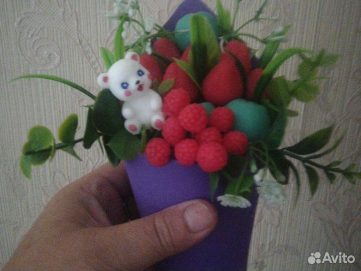 Мини-эконом букетики из мыла ручной работы