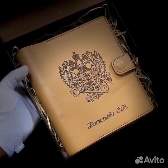 Ежедневник из натуральной кожи ручной работы