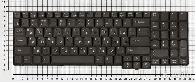 Клавиатура для Acer Aspire 5335 5735 матовая