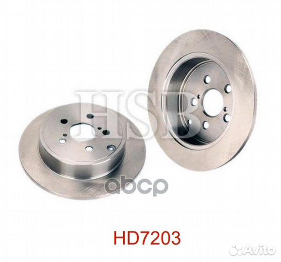 Диск тормозной задний toyota avensis 1.8-2.0D-4