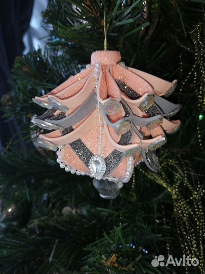 Набор игрушек персиковый