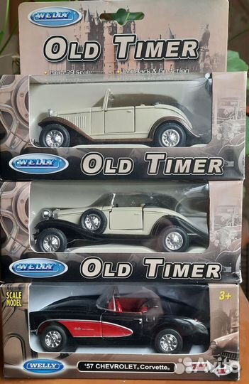 Модели от Welly 1:34 - 1:39
