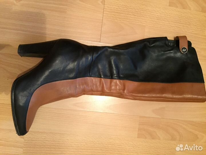 Сапоги кожаные