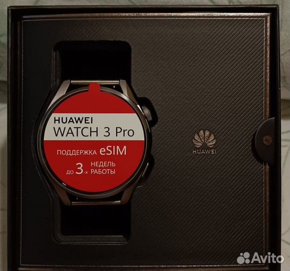 Смарт часы huawei watch 3 pro eSIM