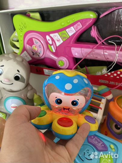 Музыкальнае игрушки fisher price и дрегие