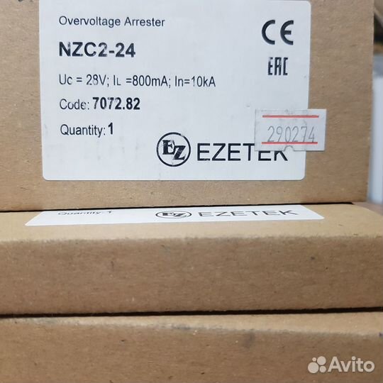 Устройство грозозащиты ezetek nzc 2-24 707082