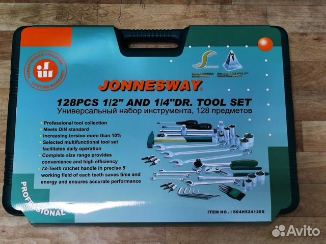 Набор инструментов jonnesway 128 купить в Ульяновске | Авито