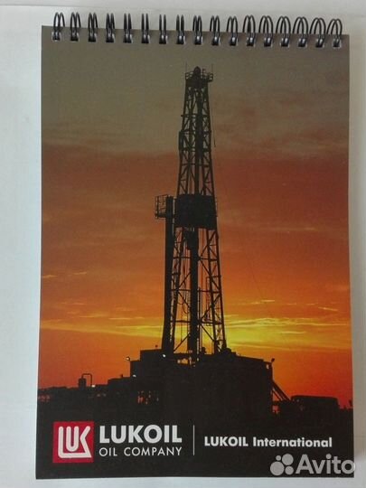 Ручки Блокноты А5 1 С Лукойл на спирали клетка