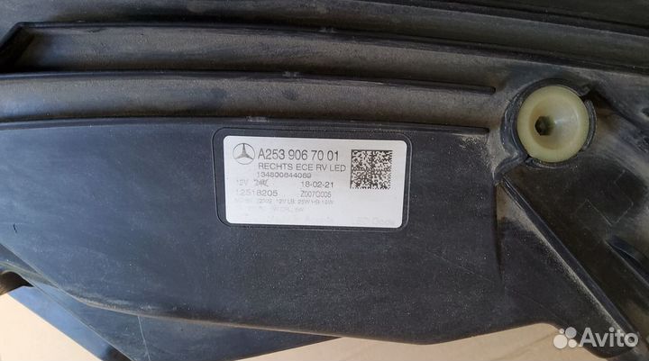 Фара правая Mercedes GLC253 рестайлинг оригинал