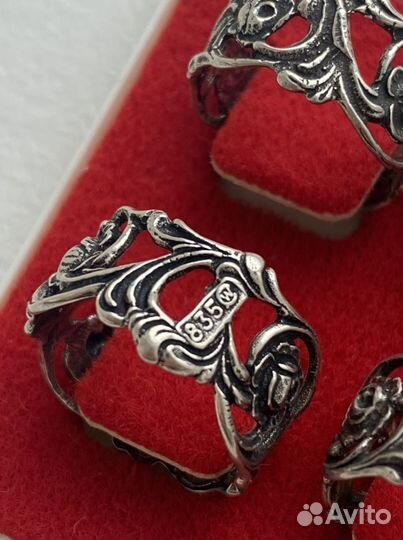 Серебряные кольца для салфеток