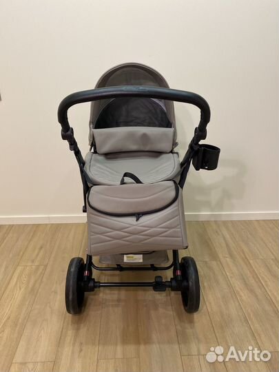 Коляска Aimilie Pro 2 в 1 с поворотными колёсами