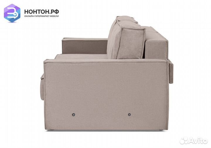 Диван еврокнижка двухместный Тревис бежевый