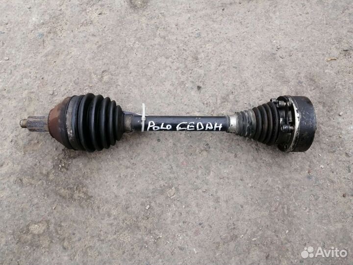 Полуось Привод Левый Фольксваген Поло Седан