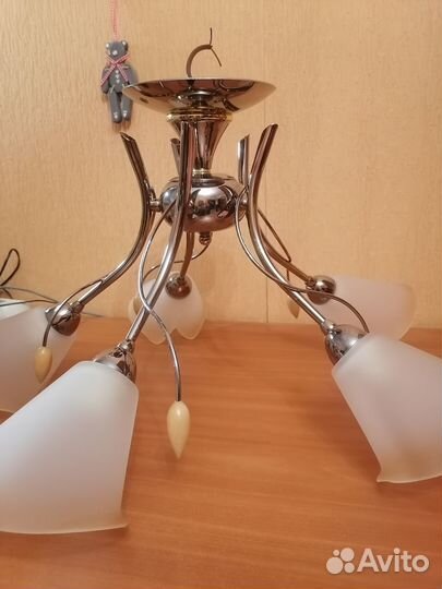 Люстра потолочная бу