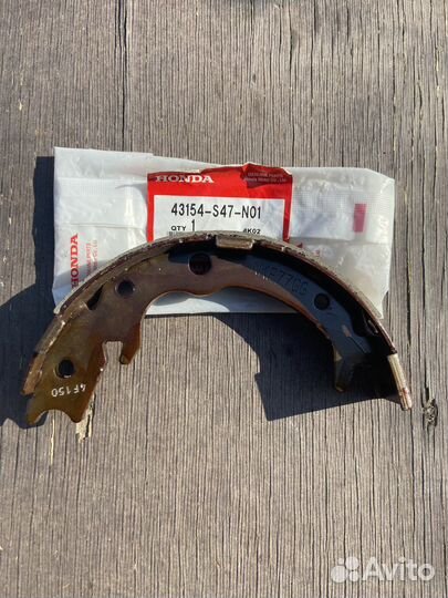 Колодка тормозная барабанная Honda CRV