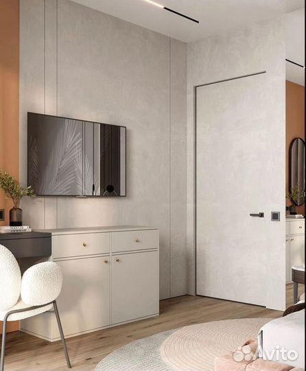 Двери скрытого монтажа под покраску