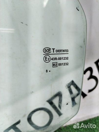 Стекло двери заднее левое Лада Приора