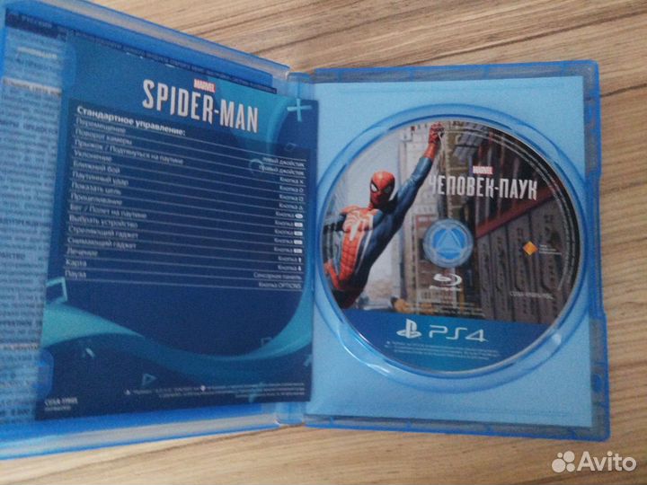 Человек паук диск на ps4