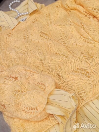 Свитер паутинка из мохера