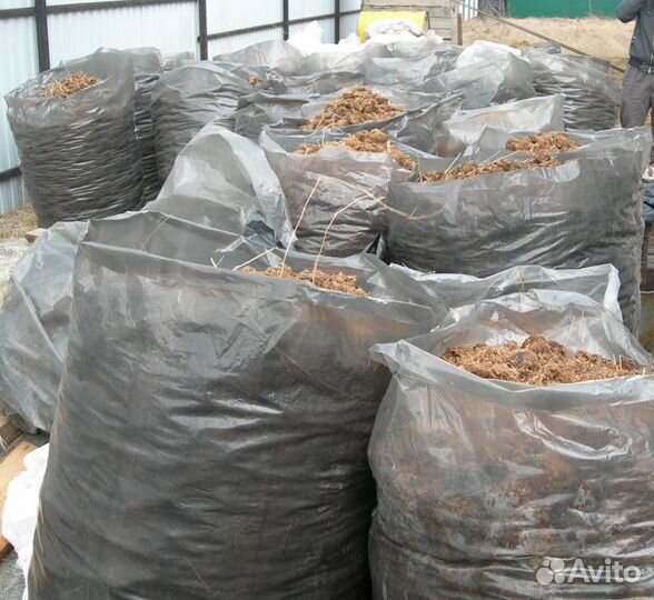 Конский навоз. Подстилка. Укрывной м-л, Компост