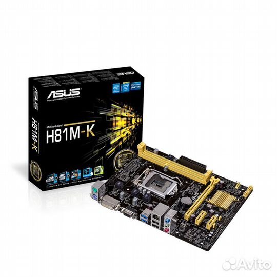 Материнская плата Asus H81M-K Socket 1150