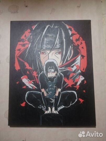 Картина по номерам Итачи