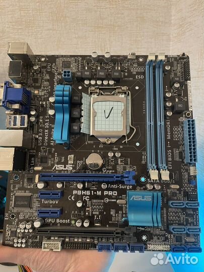 Материнская плата P8H61-M pro lga1155