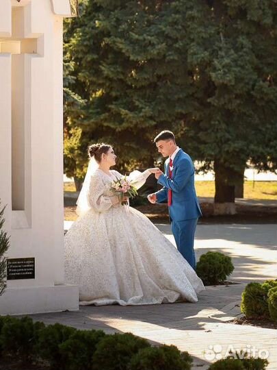 Свадебное платье королевское