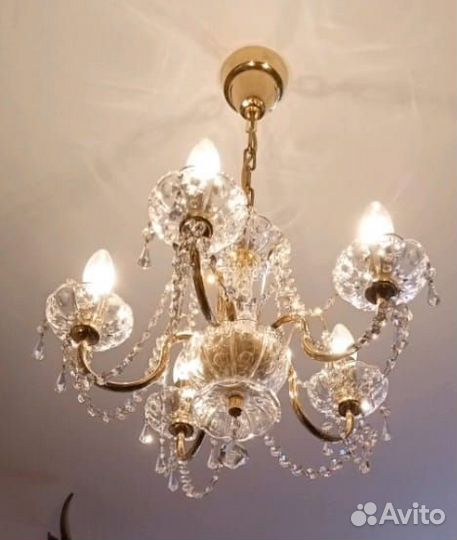 Люстра хрустальная чехия kamenicky senov