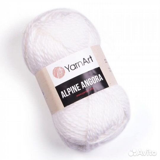 YarnArt Alpine Angora. Зимняя пряжа, шерсть 20%