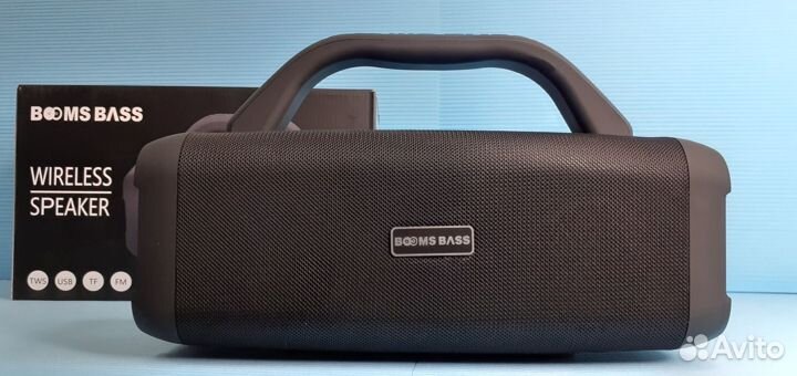 Портативная колонка 34см с басами Блютуз Радио