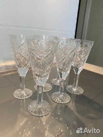 Бокалы хрустальные СССР