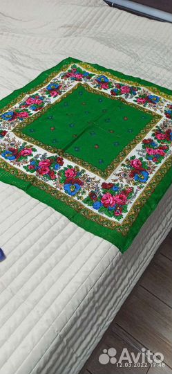 Шапка норковая женская, платки