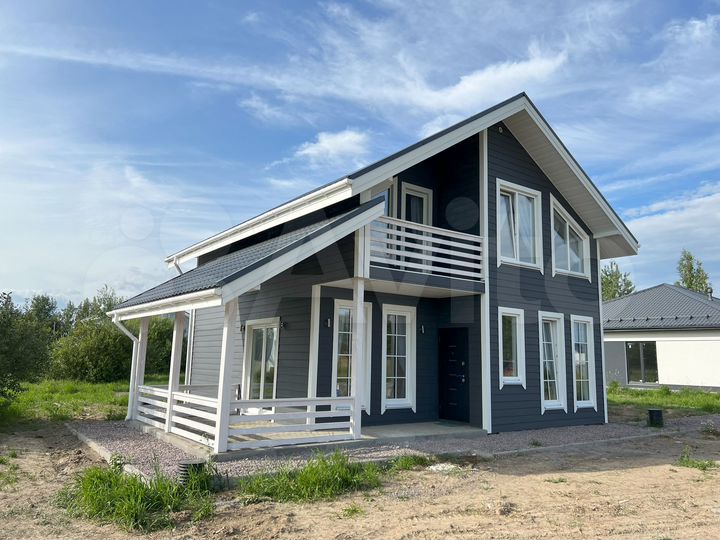 Дом 132,6 м² на участке 9,6 сот.