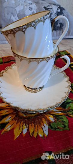 Кофейная пара лфз костяной фарфор, 2шт