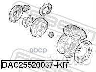 К-кт подшипника ступ.зад. Nissan Micra 1.0/1.2