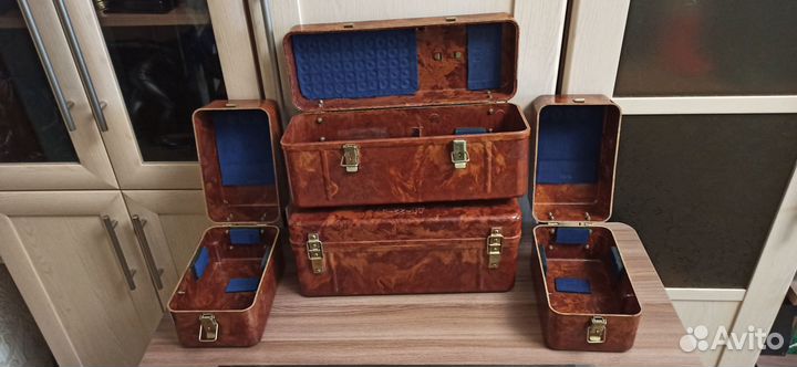 Бакелитовый военный кофр большой 2 шт+средний 2 шт