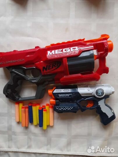 Пистолет Бластер nerf Mera Циклон А 9353