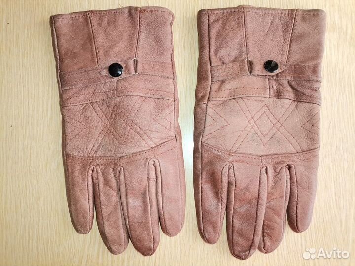 Кожаные мужские перчатки СССР